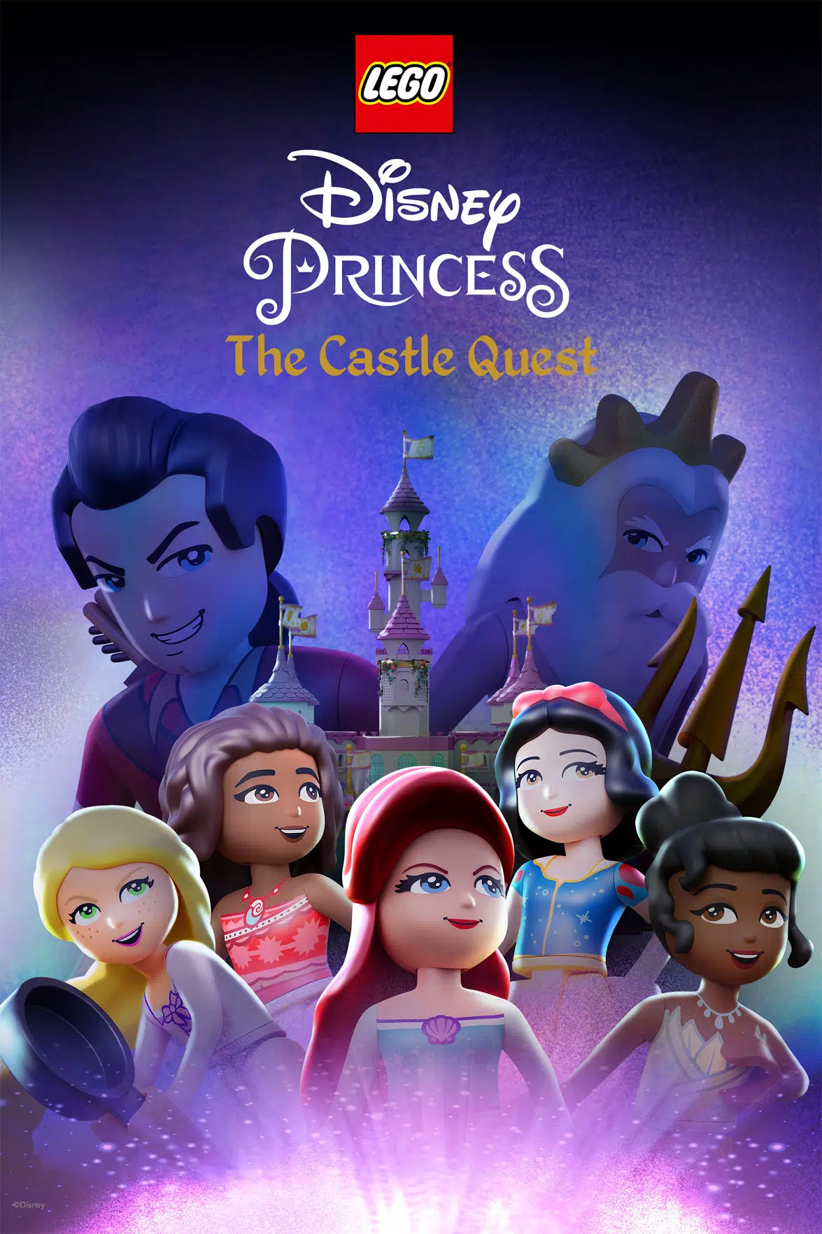 دانلود انیمیشن پرنسس های لگویی دیزنی LEGO Disney Princess: The Castle Quest 2023 با دوبله فارسی