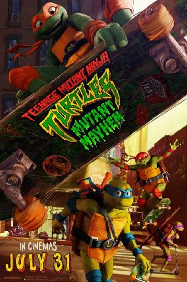 دانلود انیمیشن لاک پشت های نینجا جهش یافته نوجوان Teenage Mutant Ninja Turtles Mutant Mayhem 2023 با دوبله فارسی