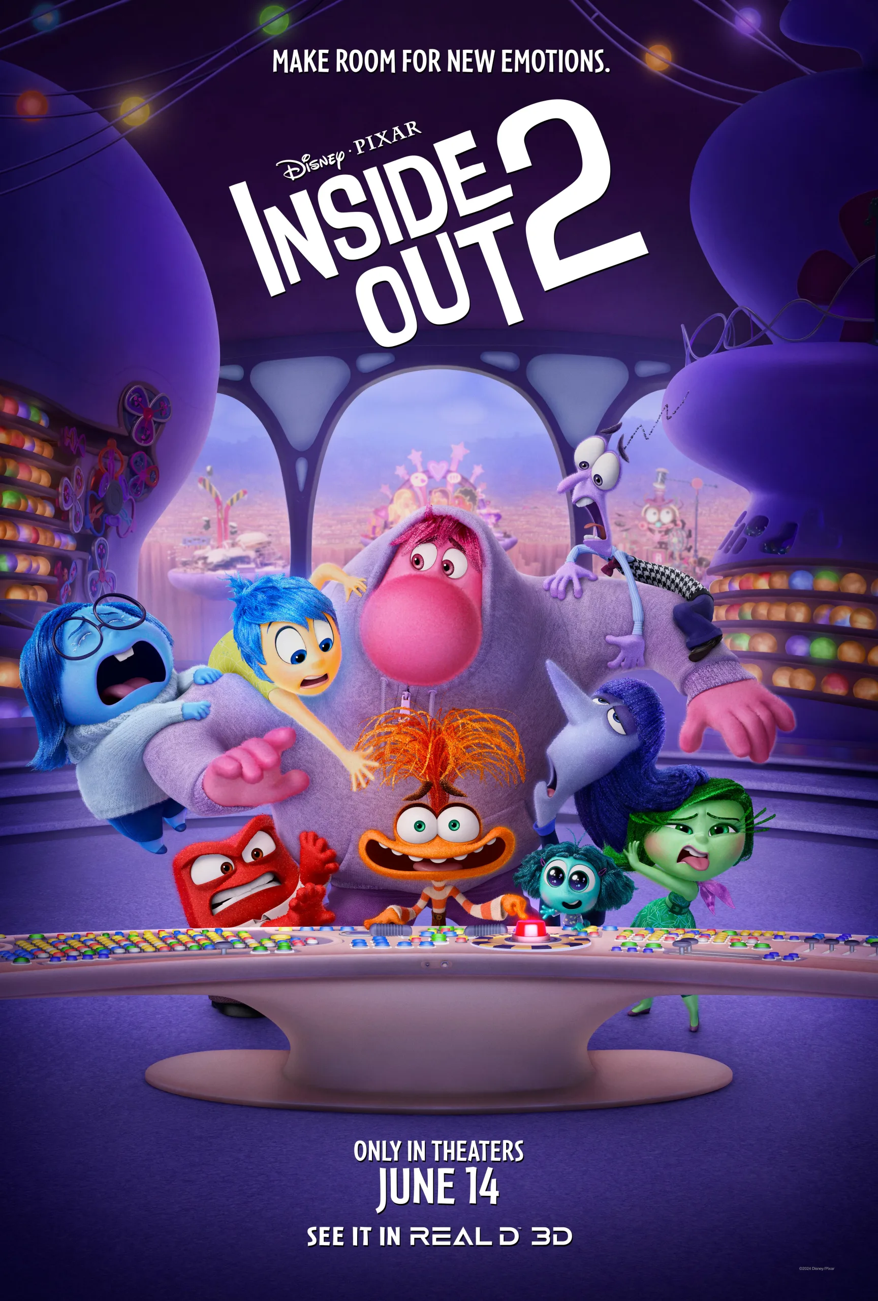 انیمیشن درون و بیرون 2 (Inside Out 2 2024)