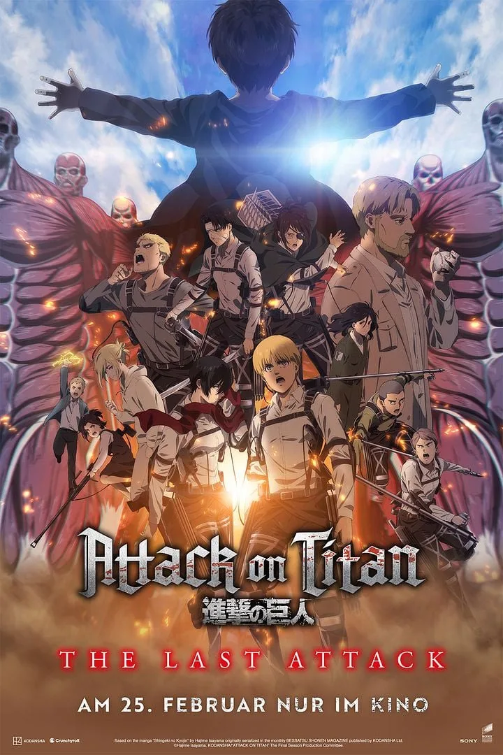 انیمه Attack on Titan the Movie: The Last Attack 2024 | زیرنویس فارسی