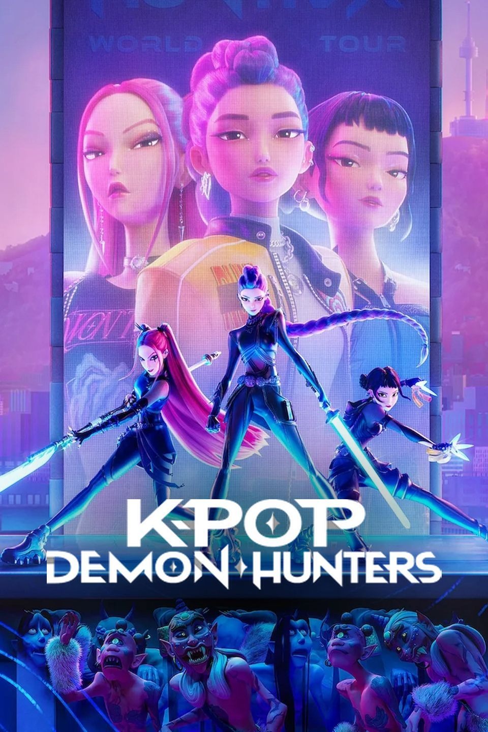 انیمیشن KPop Demon Hunters 2025 (کی پاپ شکارچیان شیطان) | زیرنویس فارسی